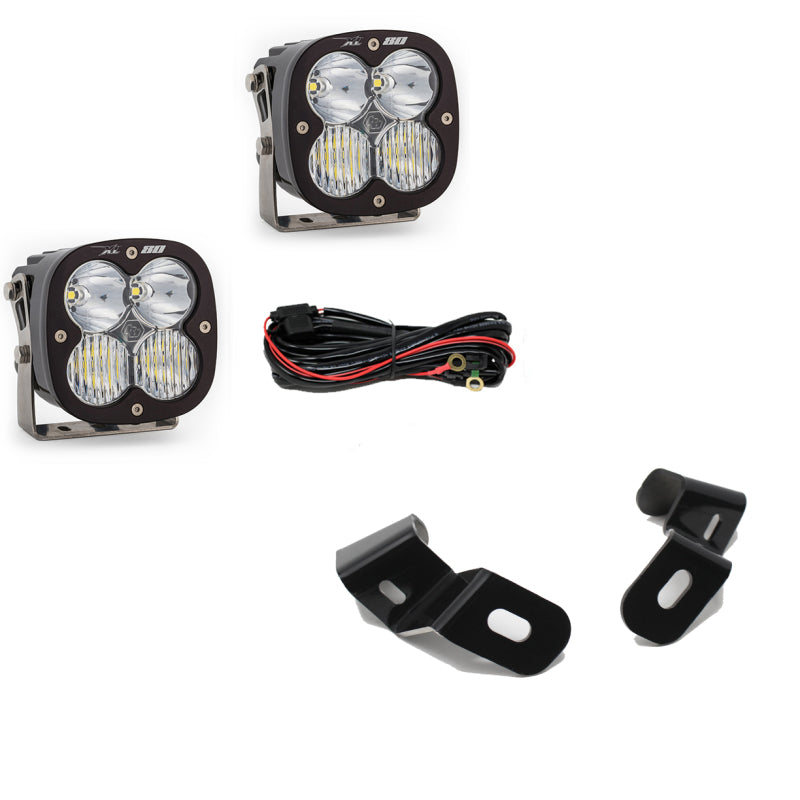 Baja Designs 2019+ Ram 2500/3500 XL 80 Driving Combo A-Pillar Kit - Clear - Black Ops Auto Works