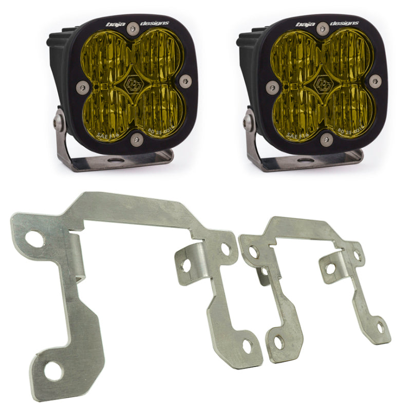 Baja Designs 2019+ Ranger Fog Light Squadron Amber Fog Pocket Kit - Black Ops Auto Works