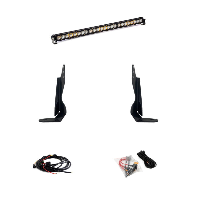 Baja Designs 2020+ GMC 2500/3500 30in Grille LED Light Bar Kit S8 Driving Combo Baja Designs BAJ447850
