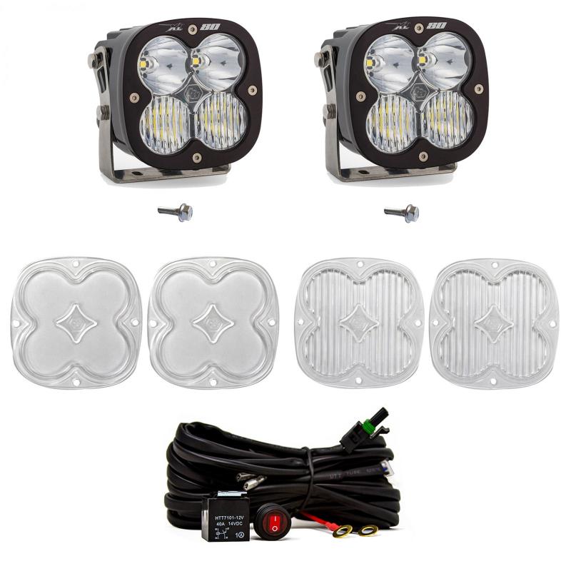 Baja Designs 2021+ Ford Bronco A Piller Light Kit XL80 D/C - Black Ops Auto Works