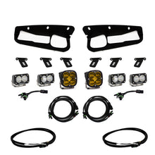 Load image into Gallery viewer, Baja Designs 2021+ Ford Bronco Amber SAE Fog Pocket Kit w/Upfitter - Black Ops Auto Works