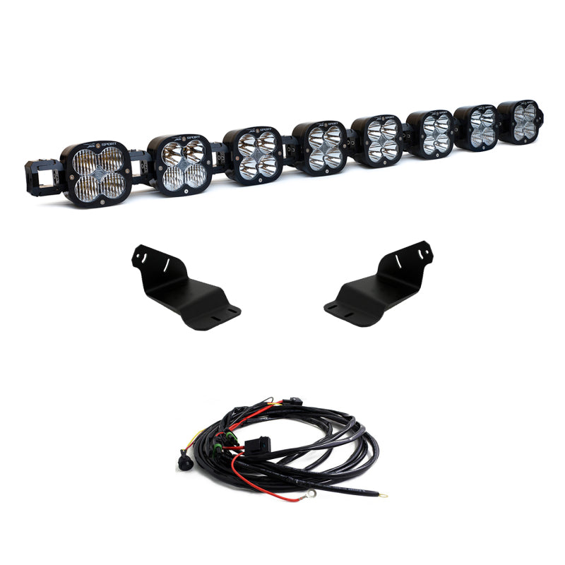 Baja Designs 2021+ Ford Bronco Roof Light Bar Kit 8 XL Linkable - Black Ops Auto Works