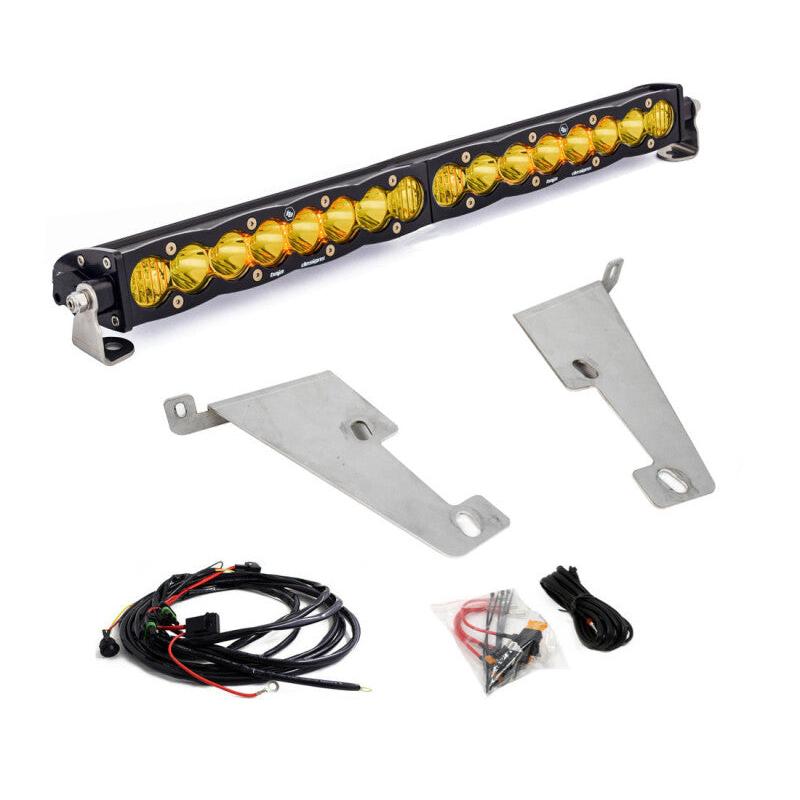 Baja Designs 2022 Toyota Tundra 20in S8 Behind Bumper Light Mount Kit - Amber Baja Designs BAJ448077