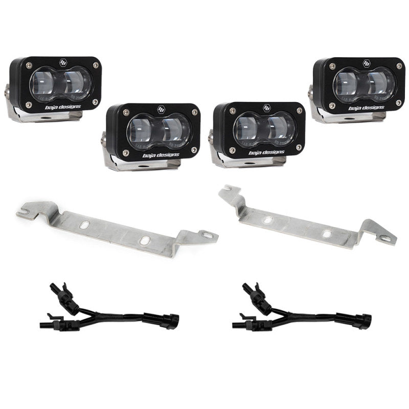 Baja Designs 2022+ Toyota Tundra S2 SAE OEM Fog Light Replacement Kit - Clear-Light Bars & Cubes-Baja Designs-810031748211-