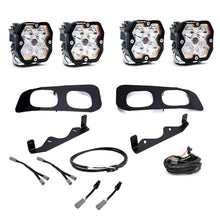 Load image into Gallery viewer, Baja Designs Baja Designs 2023+ Ford SD Squadron Sport 2.0 Dual Fog Pocket Kit Upfitter (Multi Patterns) - Clear
