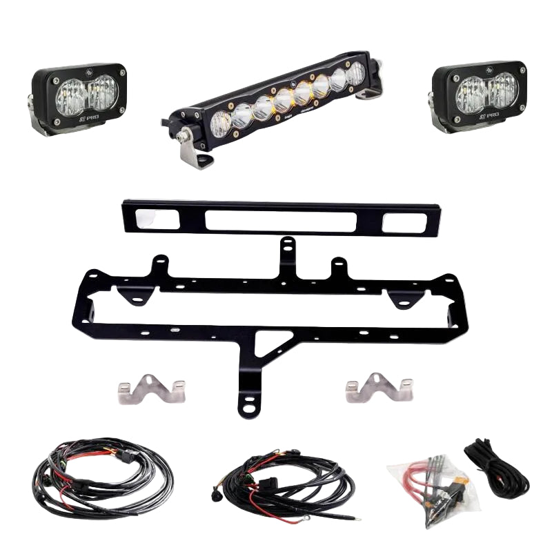 Baja Designs Baja Designs 2024+ Toyota Tacoma (Incl. TRD Pro) 10in. S8/S2 Pro Grille Kit - Clear