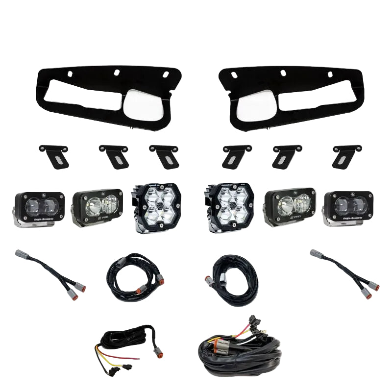 Baja Designs Baja Designs 21-25 Ford Bronco Squadron 2.0 Pro (Spot) / S2 SAE / S2 Pro D/C FPK Steel Bumper w/UP