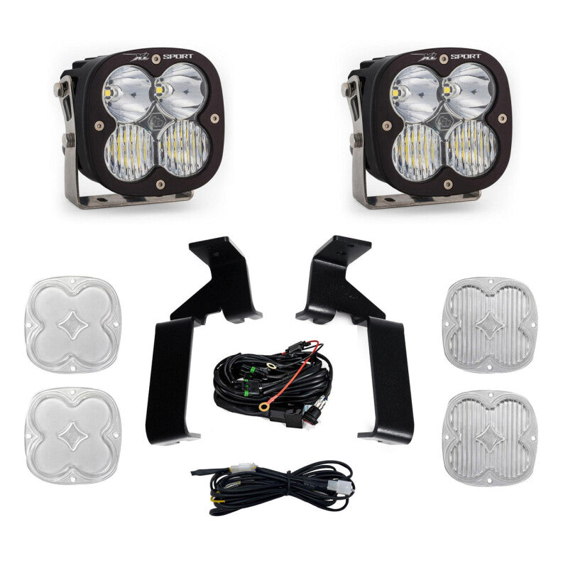Baja Designs 21-25 Ford Raptor (Base/37/R) XL Sport A-Pillar Kit Baja Designs BAJ448058