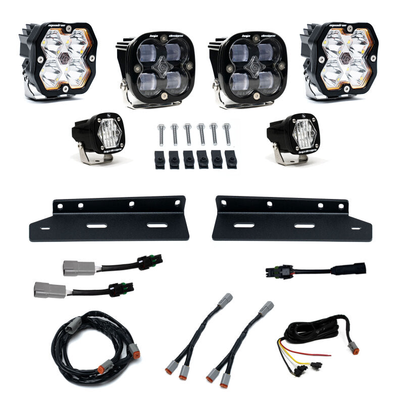 Baja Designs Baja Designs 21-25 Ford Raptor Squadron 2.0 Sport/S1 Fog Pocket Kit (Squadron SAE Fog) - Clear