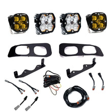 Load image into Gallery viewer, Baja Designs Baja Designs 23-25 Ford Super Duty Squadron Pro/SAE 2.0 Dual Fog Pocket Kit (SAE Fog) - Baja Amber