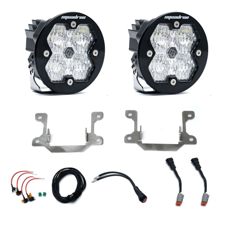 Baja Designs 440037 Squadron Sport 2.0 fog pocket kit for 2019-2025 Ram 2500 and 3500