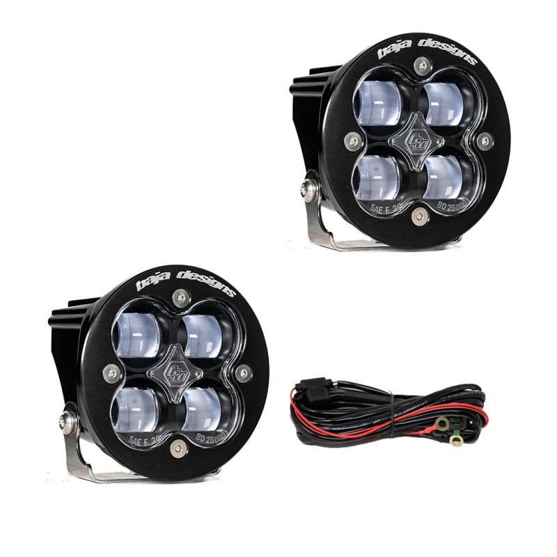 Baja Designs Squadron R SAE LED Spot Light - Clear - Pair - Baja Designs 247802