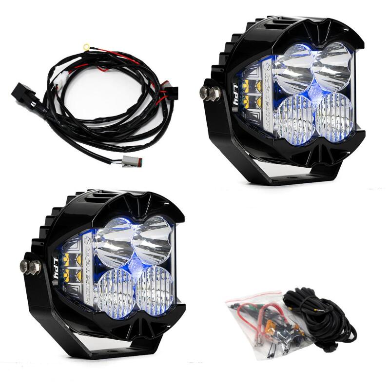 Baja Designs LP4 Pro Driving/Combo LED - Blue Backlight (Pair) - Baja Designs 297815