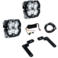 Load image into Gallery viewer, Baja Designs 18-25 Jeep JL/JT / 20-25 Gladiator Squadron Pro 2.0 A-Pillar Pro Kit UP (Spot) - Clear - Baja Designs 440044UP