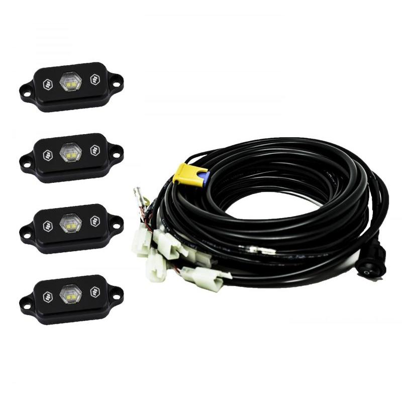 Baja Designs Universal White Rock Light Kit - Baja Designs 447059
