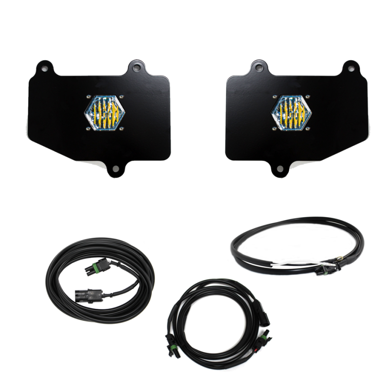 Baja Designs 18+ Jeep Wrangler JT Dual S1 Reverse Kit w/ Upfitter - Baja Designs 447652UP