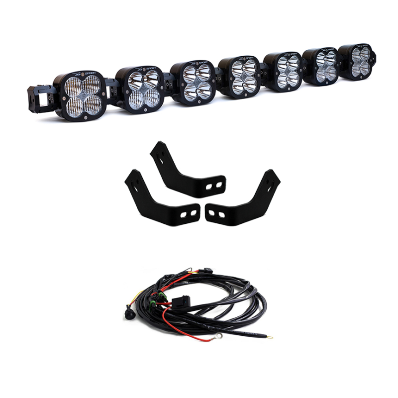 Baja Designs Prinsu Roof Rack 7 XL Linkable Light Kit (Fits Any Prinsu Rack) - Baja Designs 447745