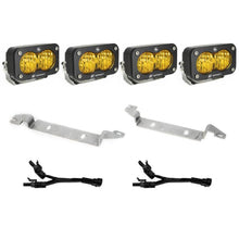 Load image into Gallery viewer, Baja Designs 2024+ Toyota Tacoma S2 Sport Dual Fog Pocket Light Kit - Baja Amber - Baja Designs 448259
