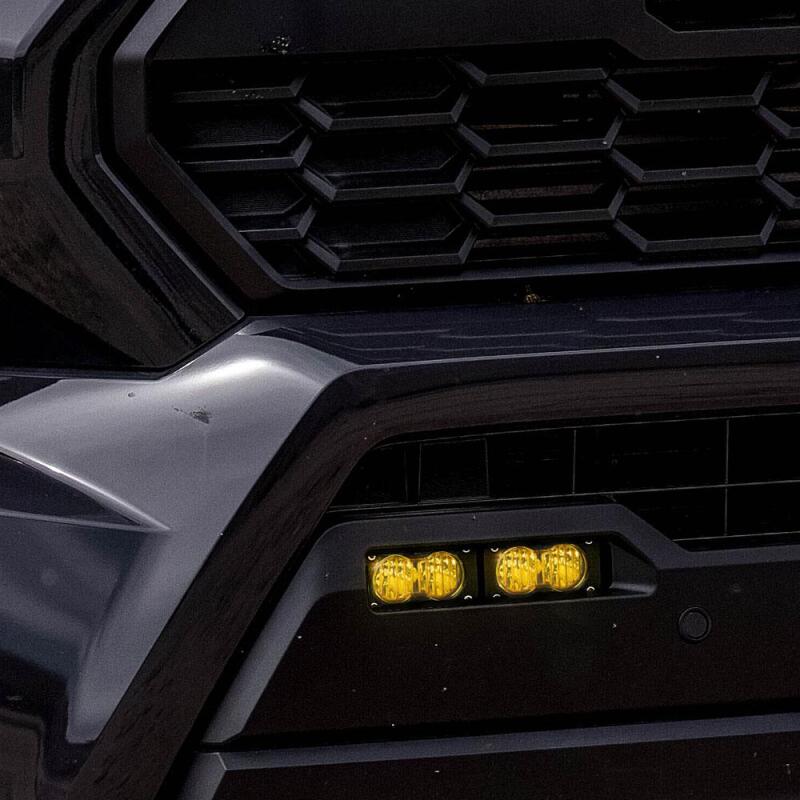 Baja Designs 2024+ Toyota Tacoma S2 Sport Dual Fog Pocket Light Kit - Baja Amber - Baja Designs 448259