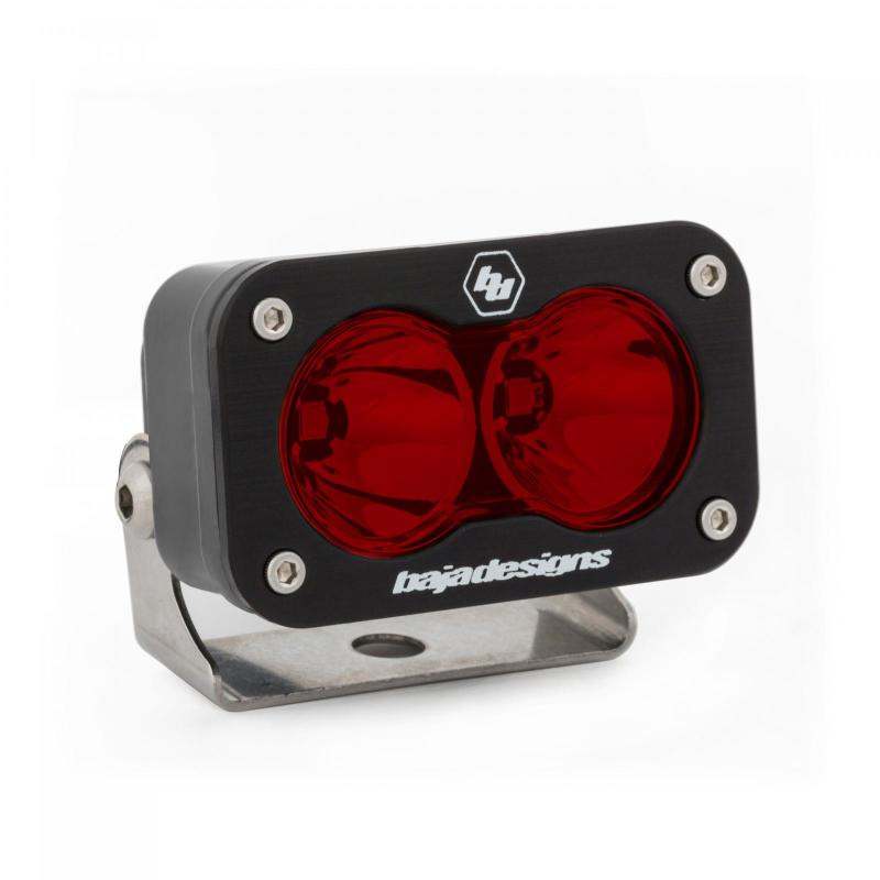 Baja Designs S2 Sport Spot Pattern LED Work Light - Red - Baja Designs 540001RD