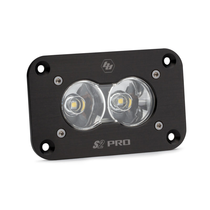 Baja Designs S2 Sport Flush Mount Work/Scene Pattern LED Work Light - Clear - Baja Designs 541006