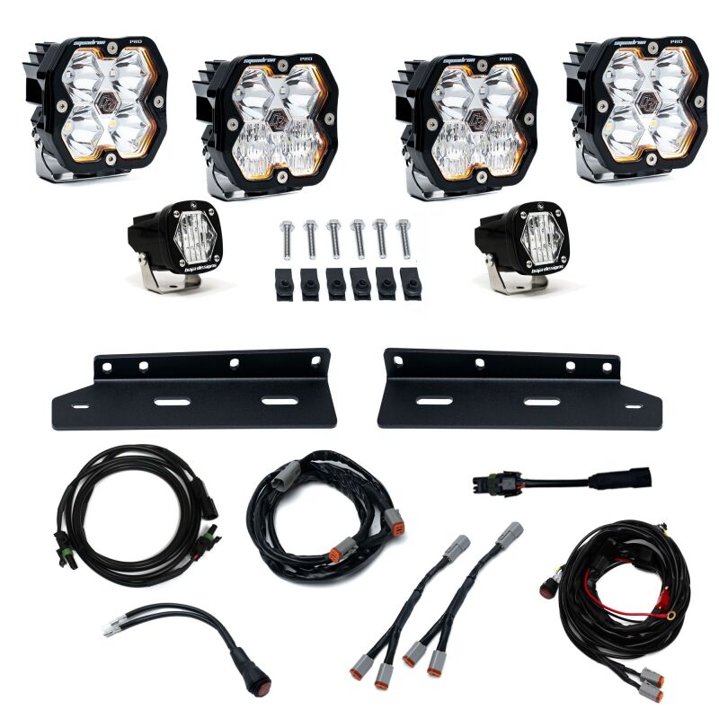 Baja Designs Squadron Pro 2.0/S1 fog pocket kit for 2021-2025 Ford F-150 Raptor