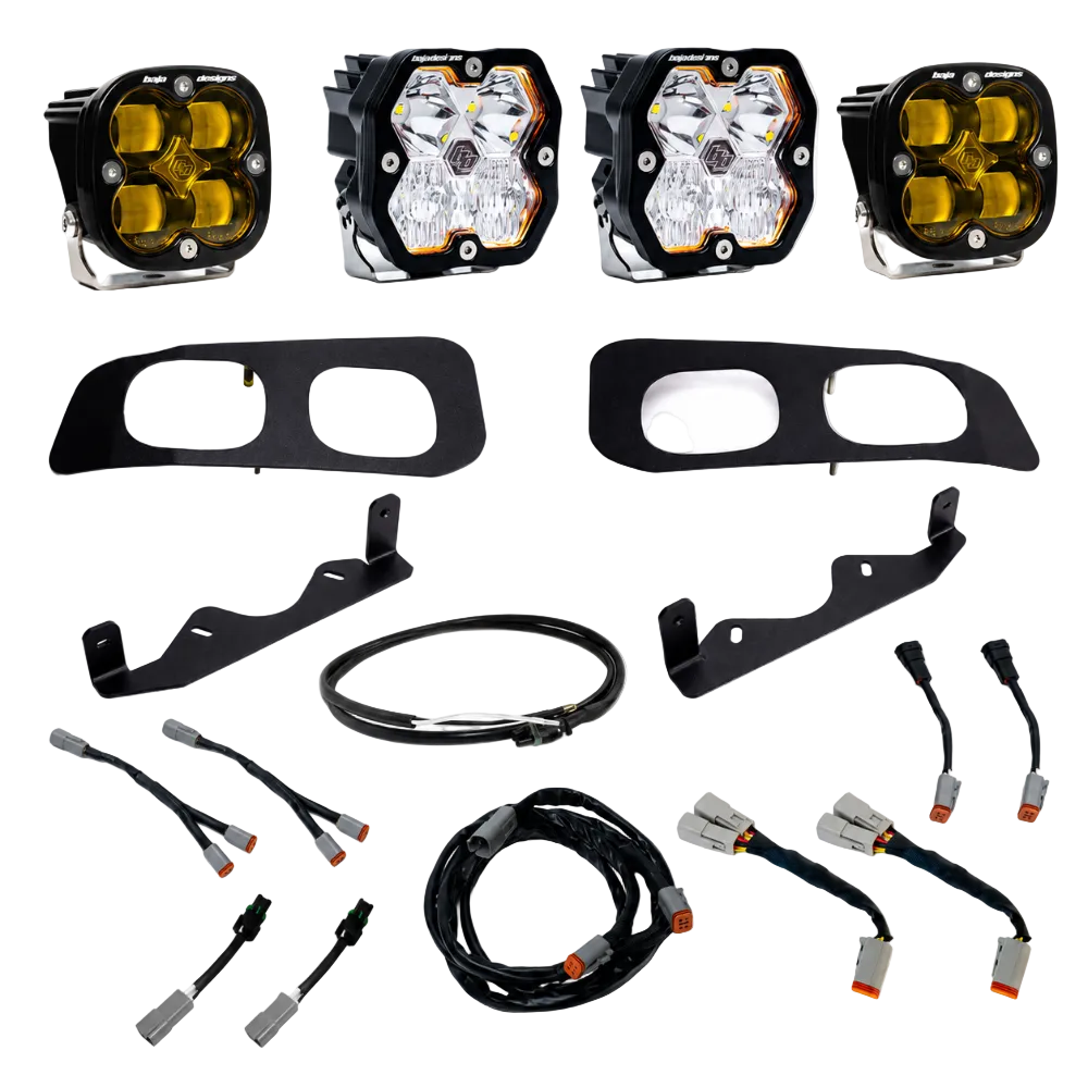 Baja Designs dual fog pocket kit 440032UP for 2023-2026 Ford F-250 and F-350 Super Duty
