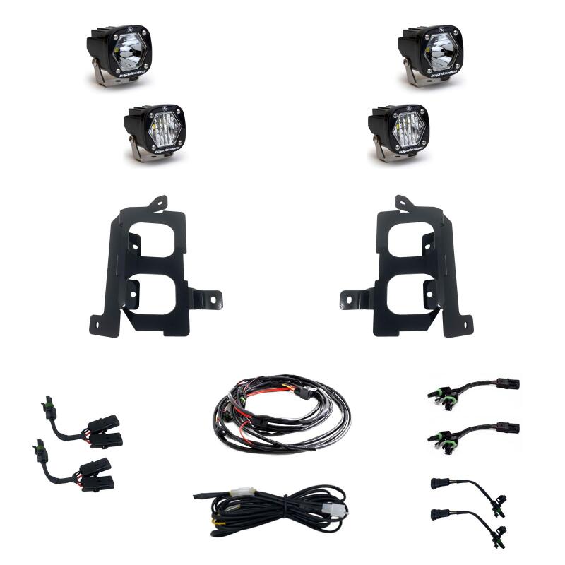 Baja Designs GMC 2020-22 Sierra 2500HD/3500HD S1 Dual Fog Pocket Light Kit Baja Designs BAJ447855