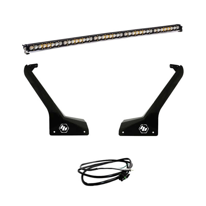 Baja Designs Jeep JL/JT Roof Bar LED Light Kit 50in S8 w/Upfitter - Black Ops Auto Works