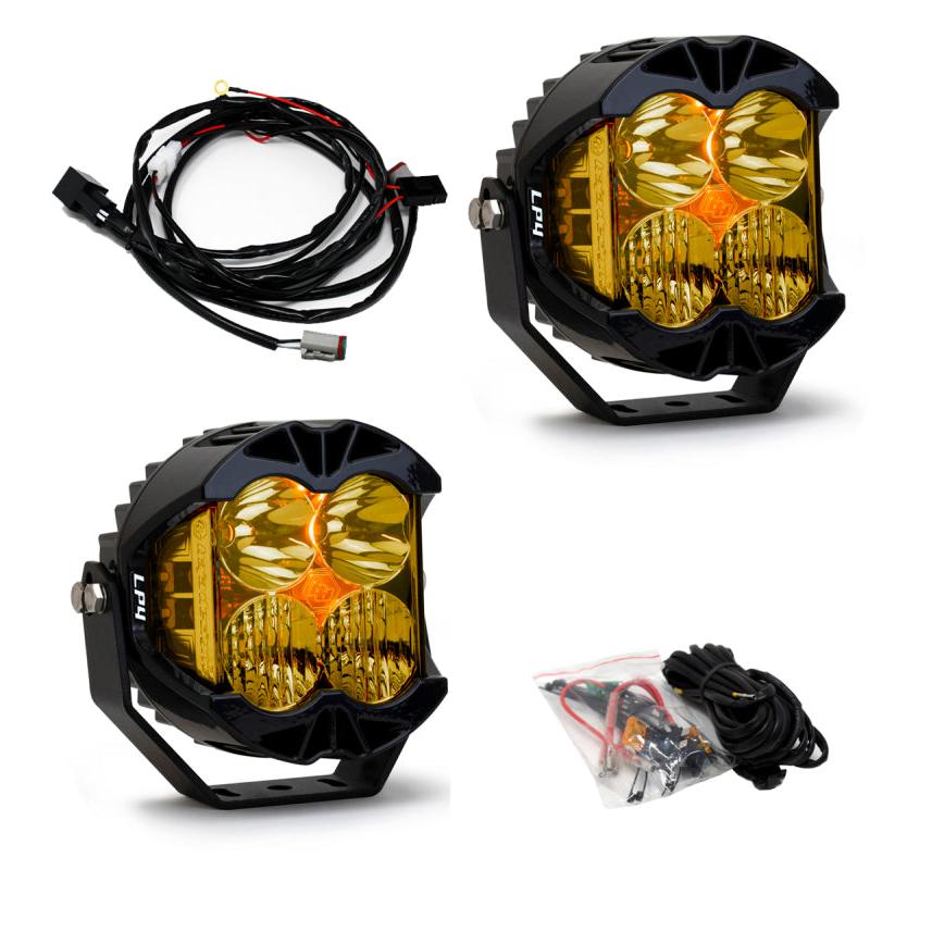 Baja Designs LP4 Pro Driving/Combo LED - Amber (Pair) - Black Ops Auto Works