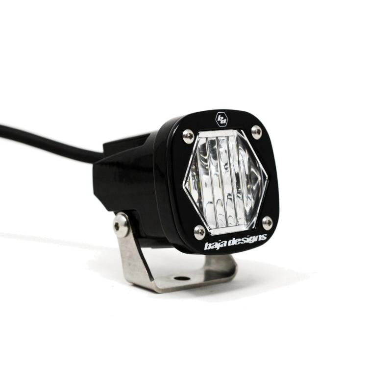 Baja Designs S1 Wide Cornering LED Light w/ Mounting Bracket Single - Black Ops Auto Works