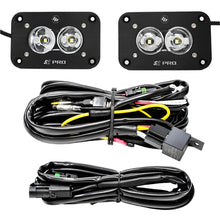 Load image into Gallery viewer, Baja Designs S2 Pro Flush Mount LED Light Pod Kit Work/Scene Pattern - Pair - Black Ops Auto Works