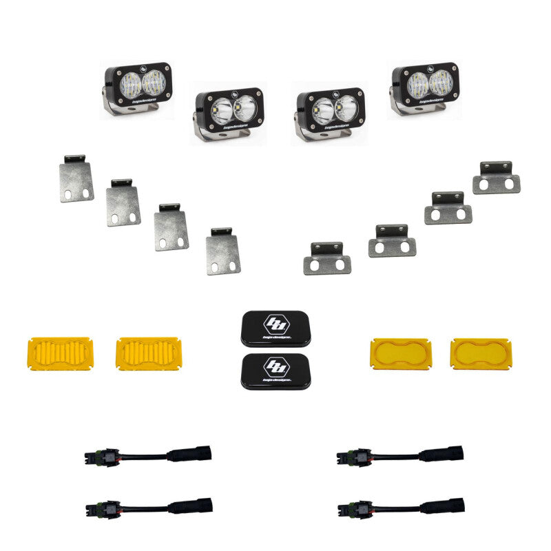 Baja Designs S2 Pro Fog Pocket Kit - 2021+ Ford Raptor Baja Designs BAJ448053
