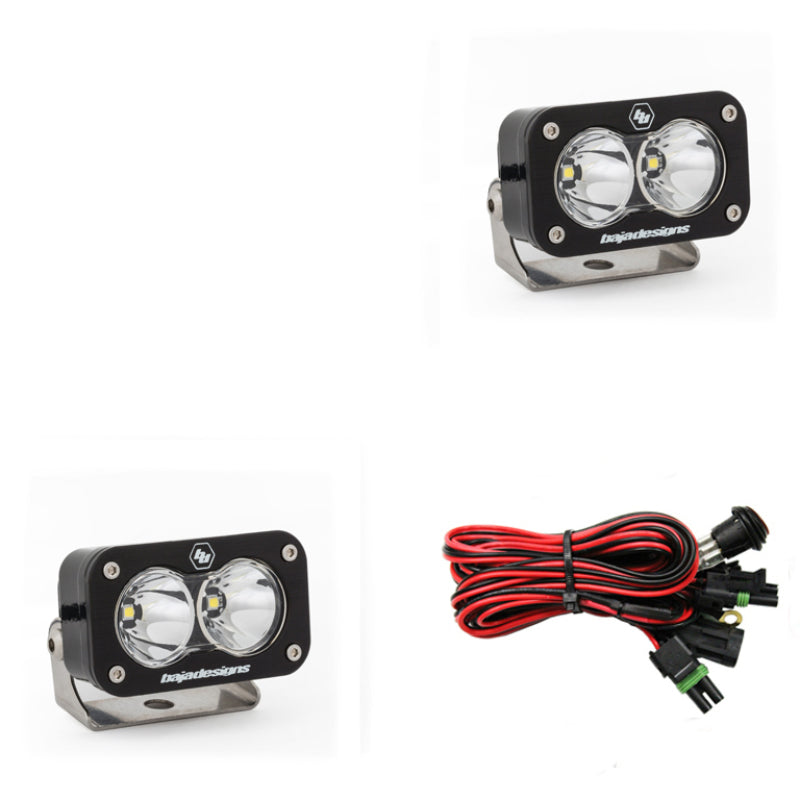 Baja Designs S2 Pro Series LED Light Pods Work/Scene Pattern - Pair - Black Ops Auto Works