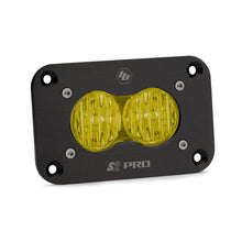 Load image into Gallery viewer, Baja Designs S2 Pro Wide Cornering Pattern Flush Mount LED Light - Amber - Black Ops Auto Works