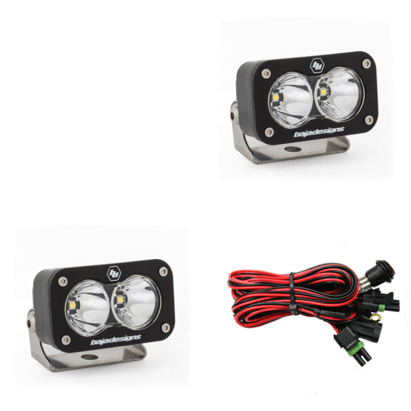 Baja Designs S2 Sport Work/Scene Pattern Pair LED Work Light - Clear - Black Ops Auto Works
