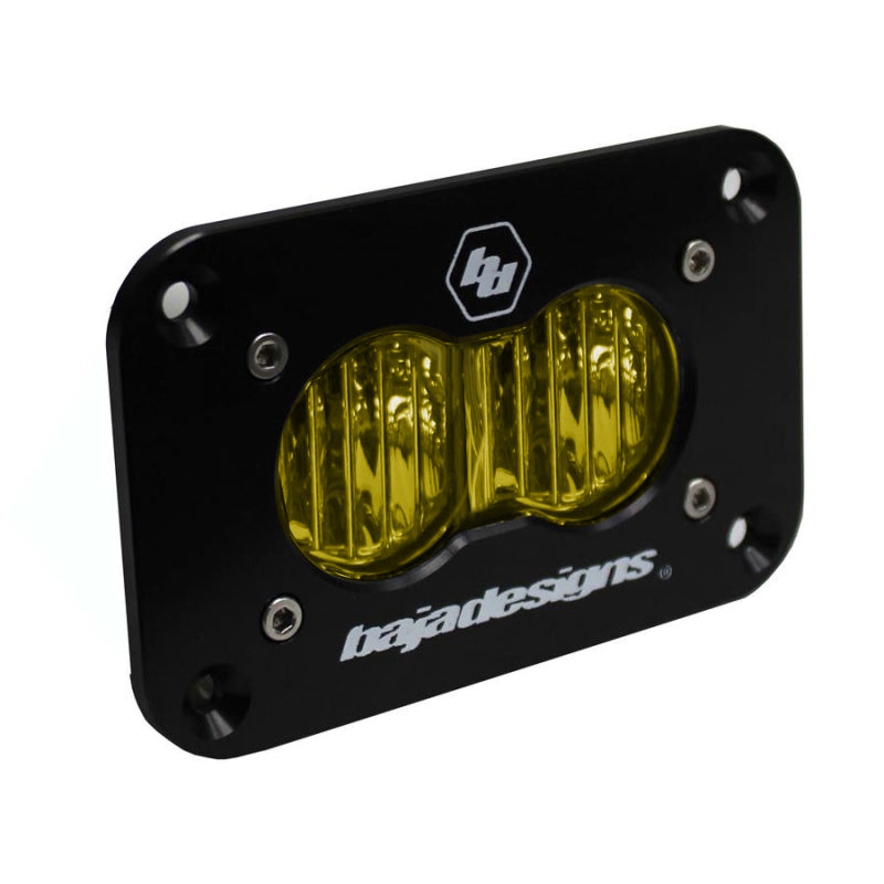 Baja Designs S2 Wide Cornering Sport Flush Mount LED - Amber - Black Ops Auto Works