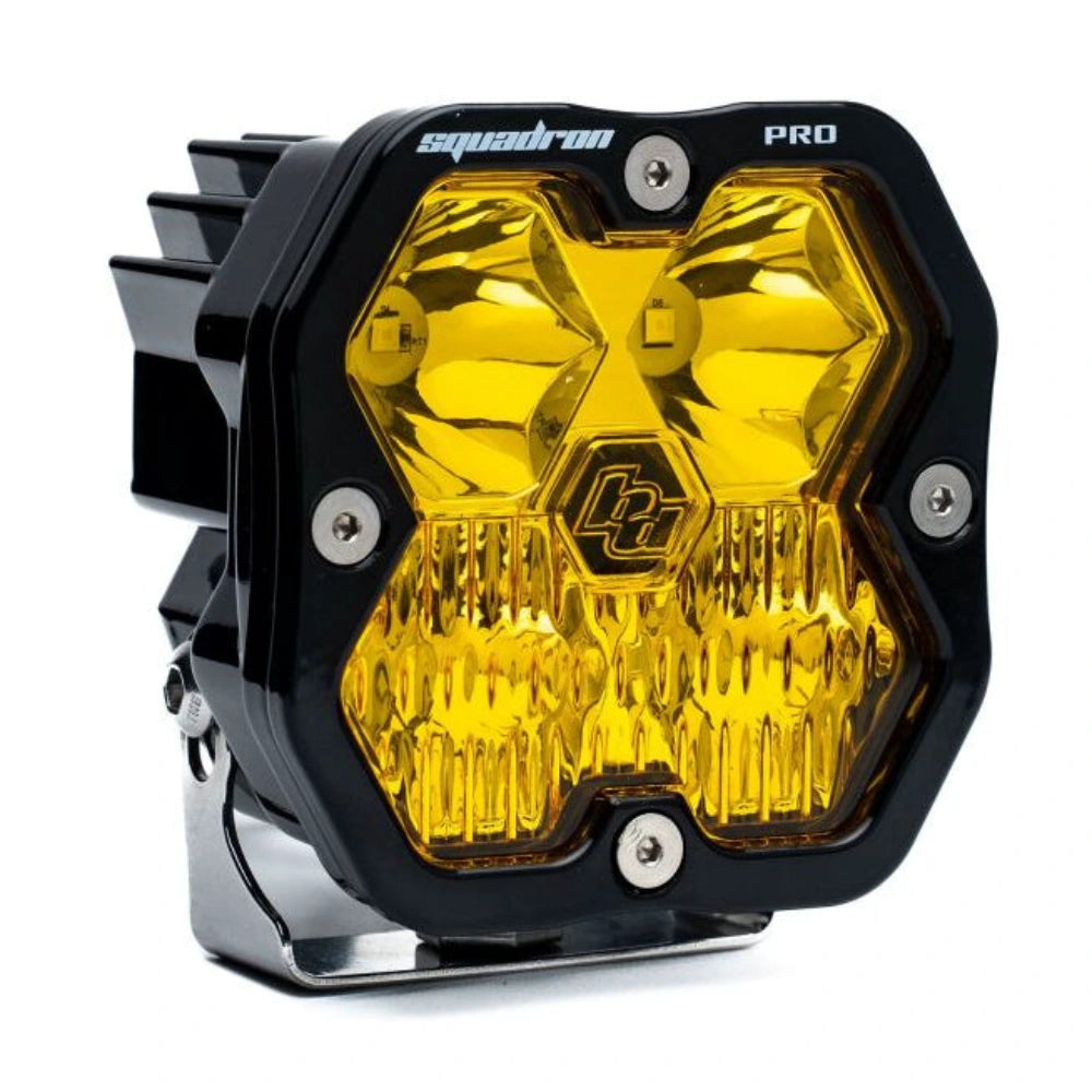 Baja Designs Squadron 2.0 Pro LED Driving/Combo (Single Light) - Baja Amber - Baja Designs 4900132
