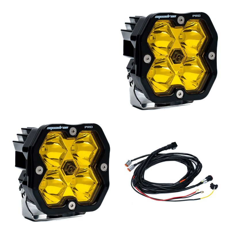 Baja Designs Baja Designs Squadron 2.0 Pro LED Spot (Pair) - Baja Amber