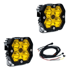 Load image into Gallery viewer, Baja Designs Baja Designs Squadron 2.0 Pro LED Spot (Pair) - Baja Amber