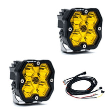 Load image into Gallery viewer, Baja Designs Baja Designs Squadron 2.0 Sport LED Spot (Pair) - Baja Amber