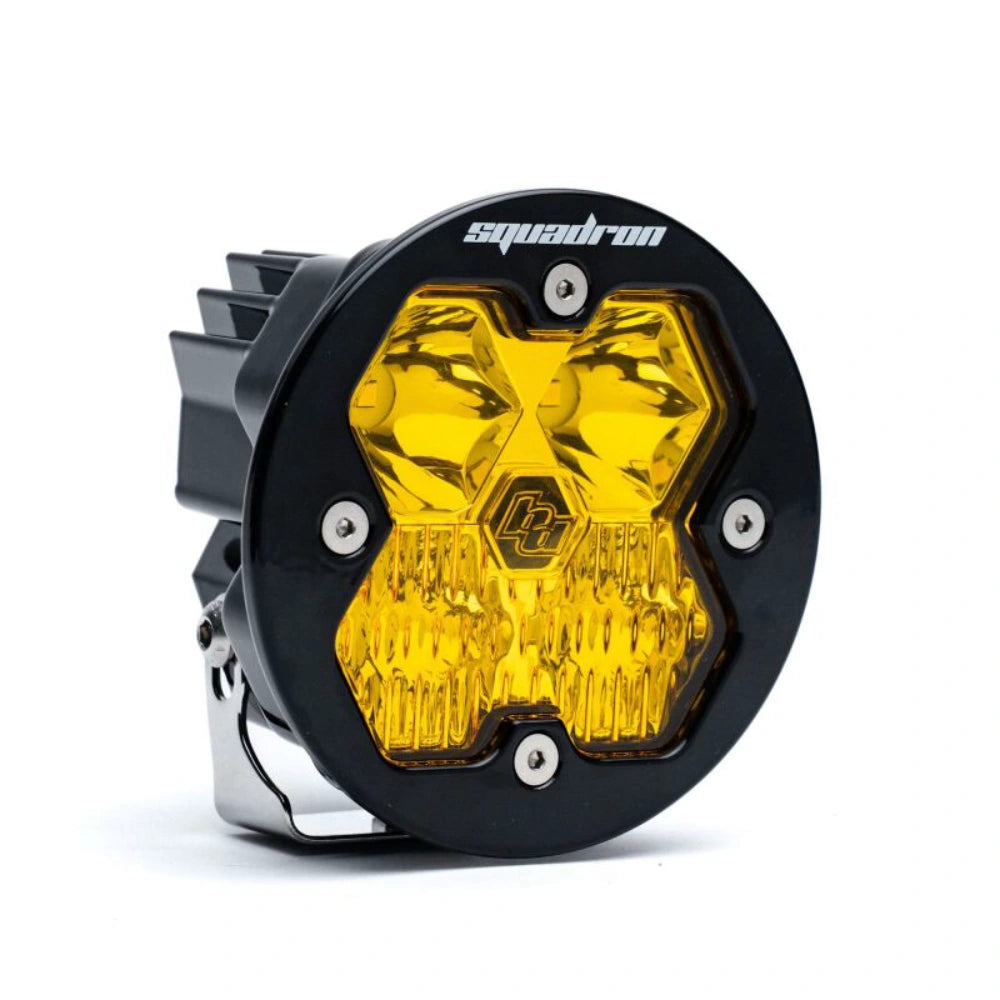 Baja Designs Squadron-R 2.0 Sport LED Driving/Combo (Single Light) - Baja Amber - Baja Designs 5800132
