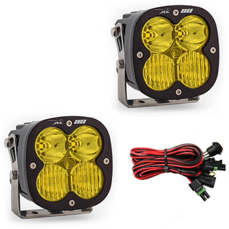 Baja Designs XL80 Series Driving Combo Pattern Pair LED Light Pods - Amber - Black Ops Auto Works