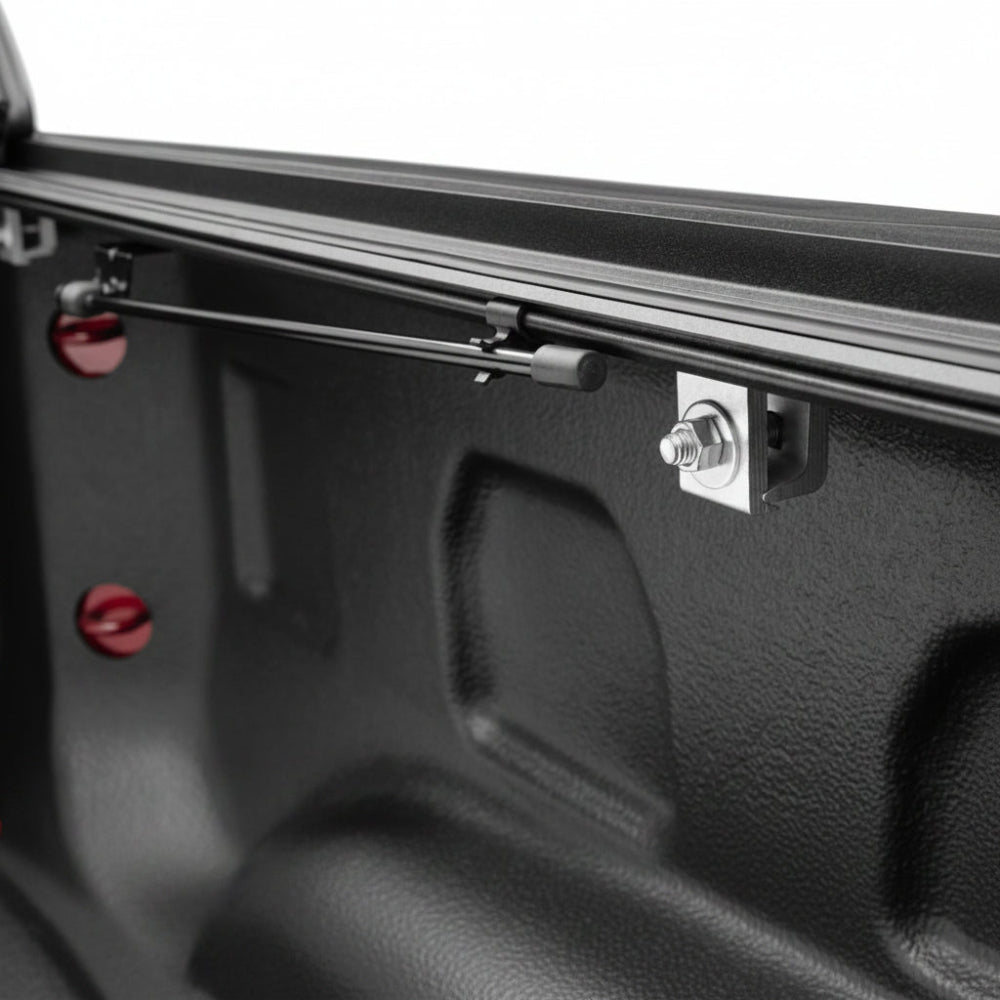 BAK BAKFlip G2 tonneau cover mounted on Chevy Silverado 1500 truck bed