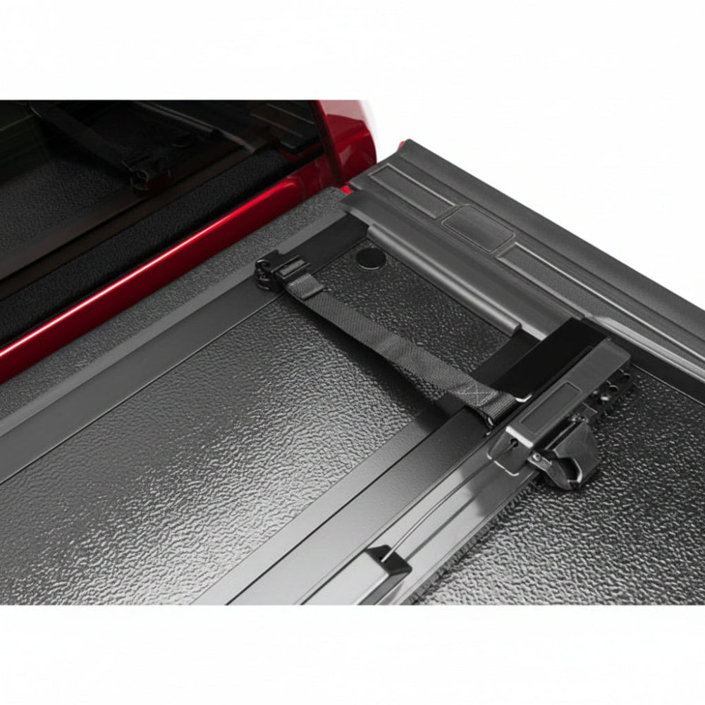 BAK BAKFlip G2 tonneau cover mounted on Chevy Silverado 1500 truck bed