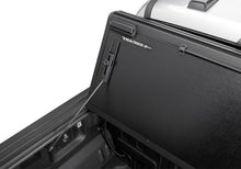Load image into Gallery viewer, Close-up of the BAKFlip G2 folded panel edge and bed rail interior
