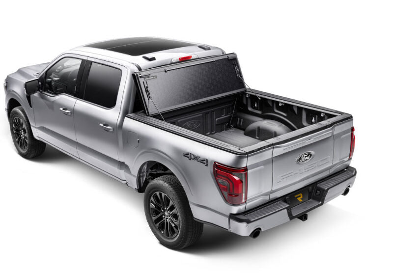 BAKFlip G2 tonneau cover fully folded open exposing the Ford Ranger 5-foot bed