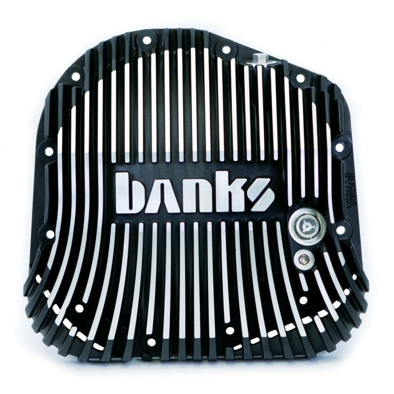 Banks 85-19 Ford F250/ F350 10.25in 12 Bolt Black Milled Differential Cover Kit - Black Ops Auto Works