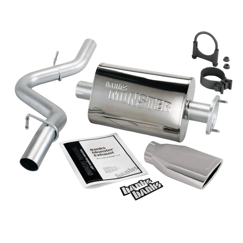 Banks Power Monster Exhaust System for 2004-2006 Jeep Wrangler 4.0L