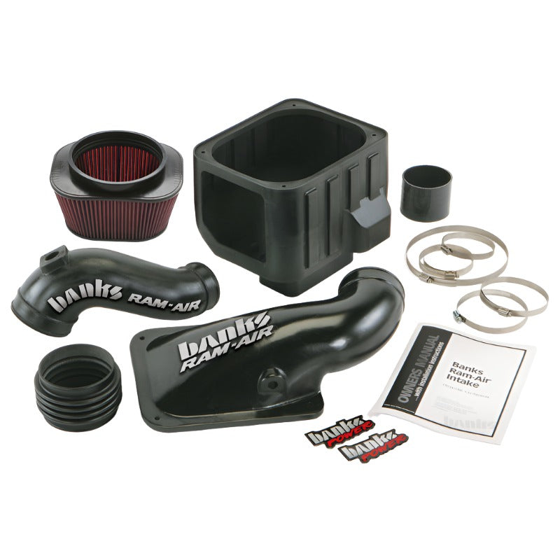 Banks Power 01-04 Chevy 6.6L Lb14 Ram-Air Intake System-Short Ram Air Intakes-Banks Power-801279421325-